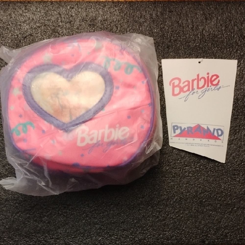 Barbie Pink Heart-Shaped Bag